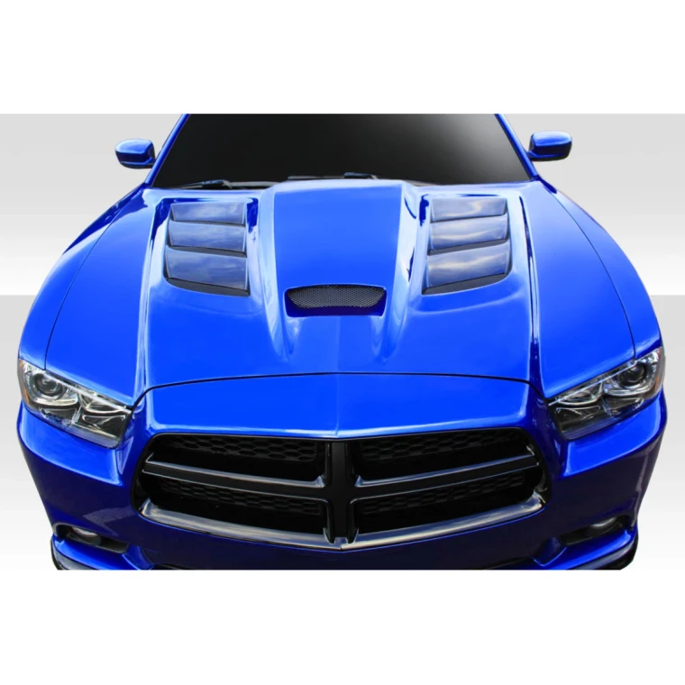 2011-2014 Dodge Charger Viper Look Hood - 1 Piece - image 1