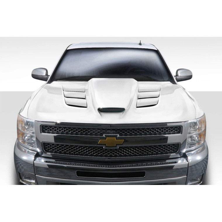 2007-2013 Chevrolet Silverado Viper Look Hood - 1 Piece - image 1