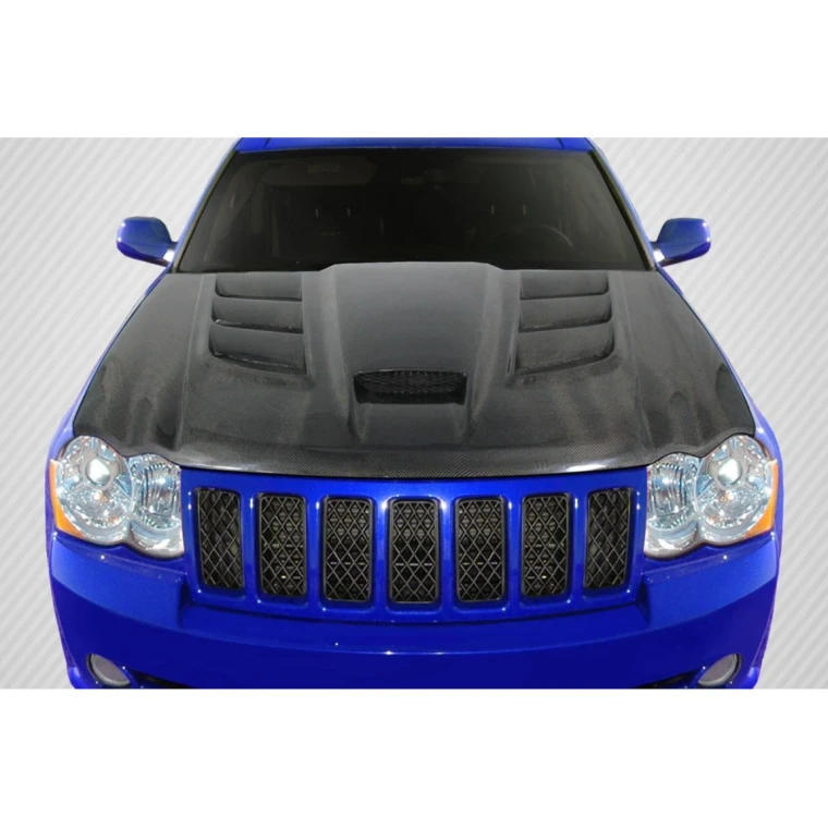 2005-2010 Jeep Grand Cherokee Viper Look Carbon Fiber Hood - image 1