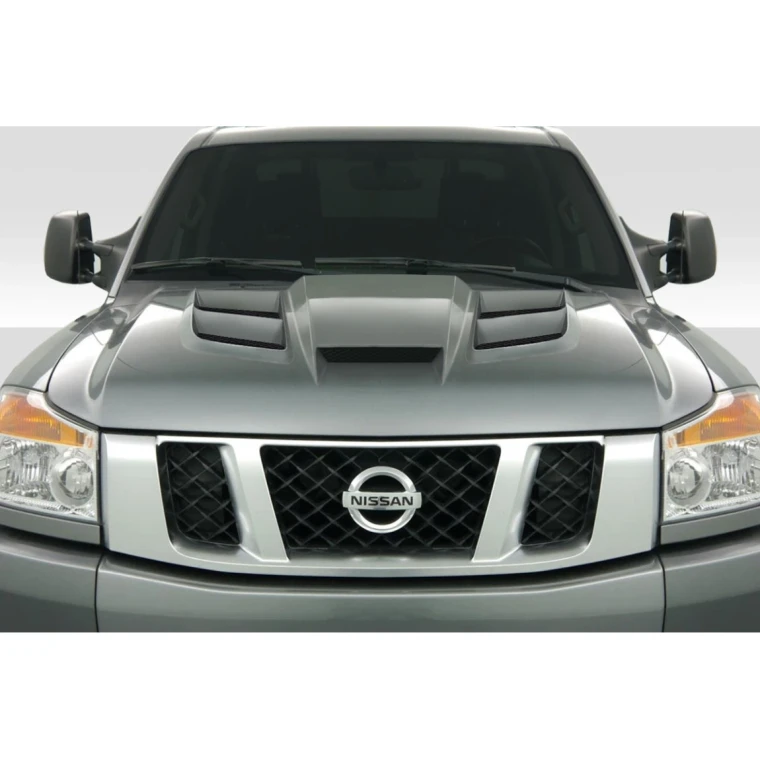 2004-2015 Nissan Titan / Armada Viper Look Hood - 1 Piece - image 1