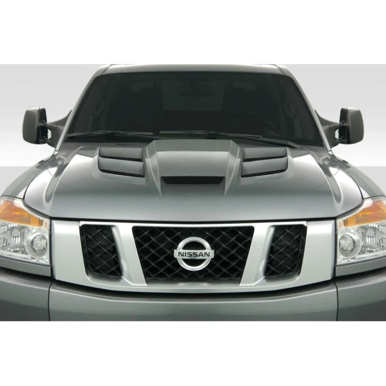 2004-2015 Nissan Titan Viper Look Hood - image 1