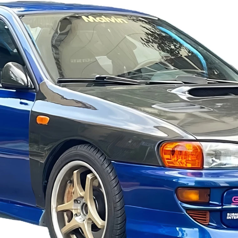 Carbon Fiber OER 15mm Fenders (front) > Subaru Impreza (GC8) 1993-2001 > 2/4/5dr - image 1