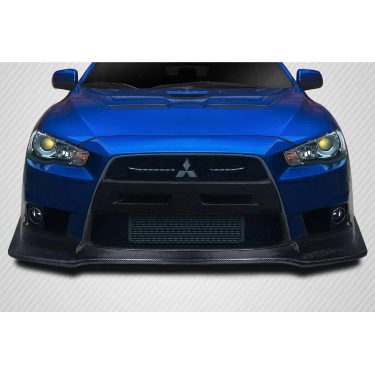 2008-2015 Mitsubishi Evolution VR-S Carbon Fiber Front Lip - image 1