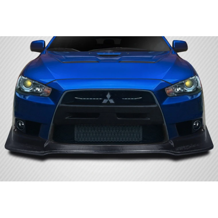 2008-2015 Mitsubishi Evolution VR-S Carbon Fiber Front Lip - image 1