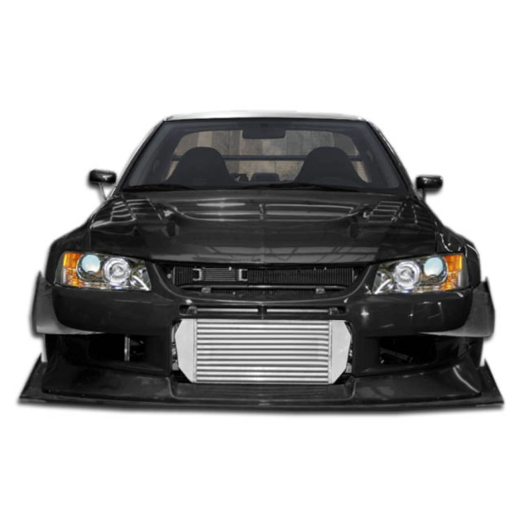 2003-2006 Mitsubishi Lancer Evolution 8 9 Duraflex VT-X Wide Body Front Bumper - 1 Piece - image 1