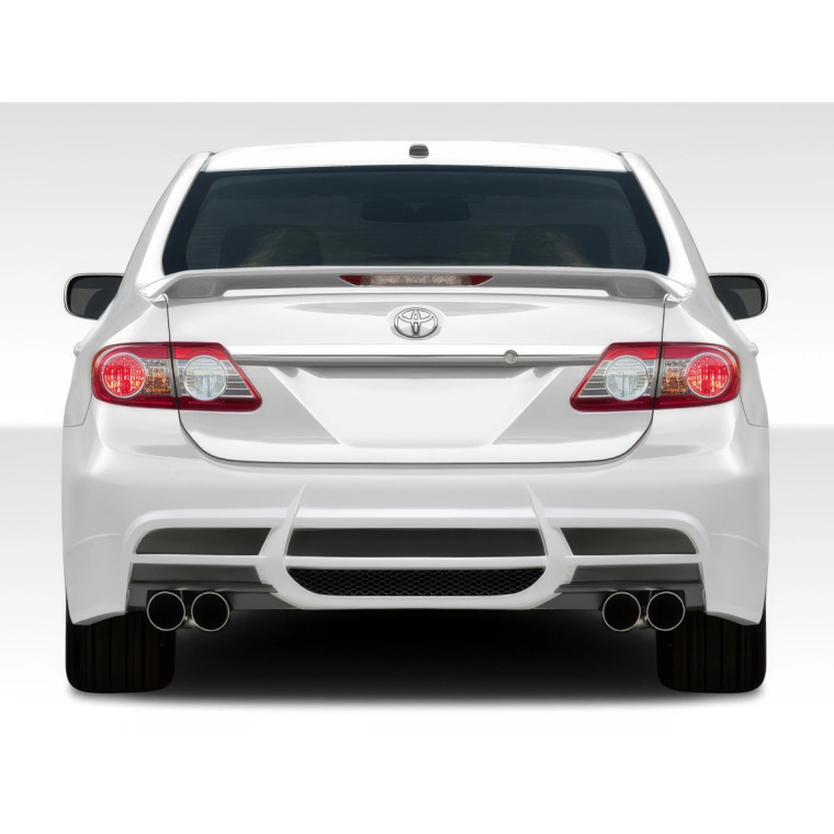 2011-2013 Toyota Corolla Duraflex W-1 Rear Bumper - 1 Piece - image 1
