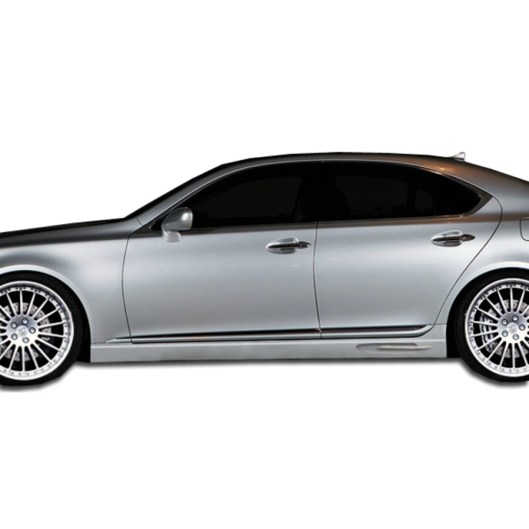 2007-2012 Lexus LS Series LS460 W-1 Side Skirts Rocker Panels (short wheelbase) - 2 Piece - image 1