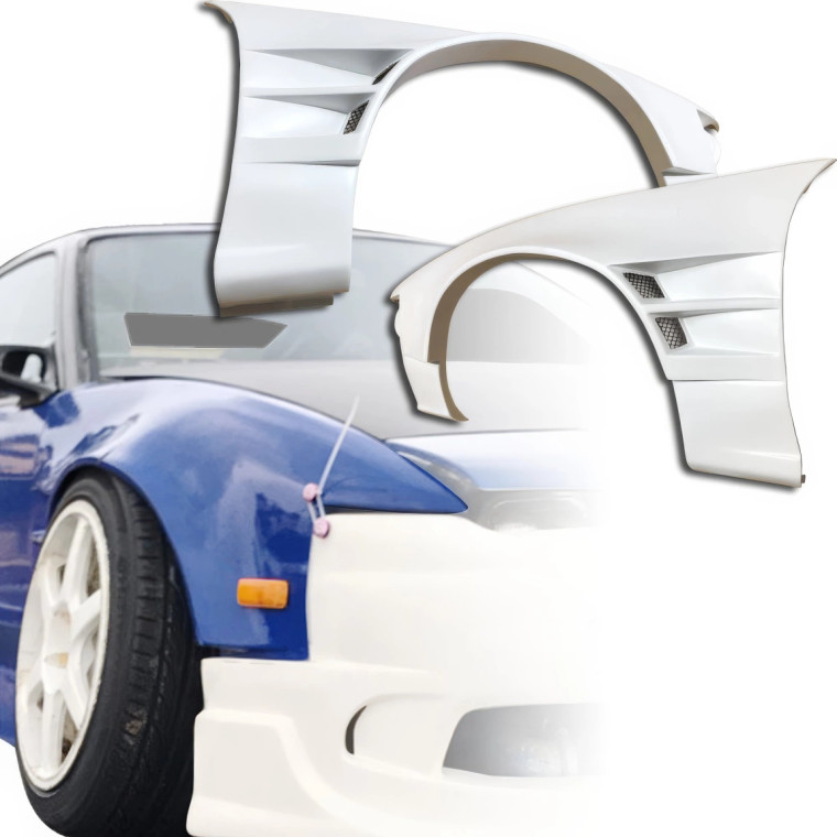 ModeloDrive FRP ORI t4 75mm Wide Body Fenders (front) > Nissan 240SX 1989-1994 > 2/3dr - image 1