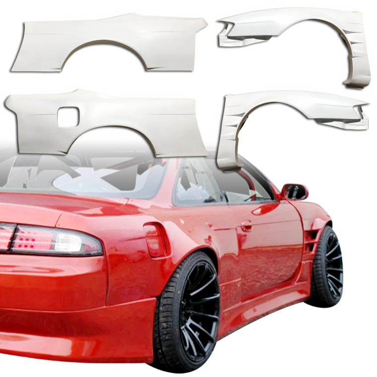 ModeloDrive FRP ORI t3 45/55mm Fenders Set > Nissan 240SX (S14) 1997-1998 - image 1