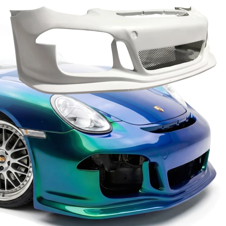 FRP GT3-Look Front Bumper > Porsche Cayman (987) 2006-2008 - image 1