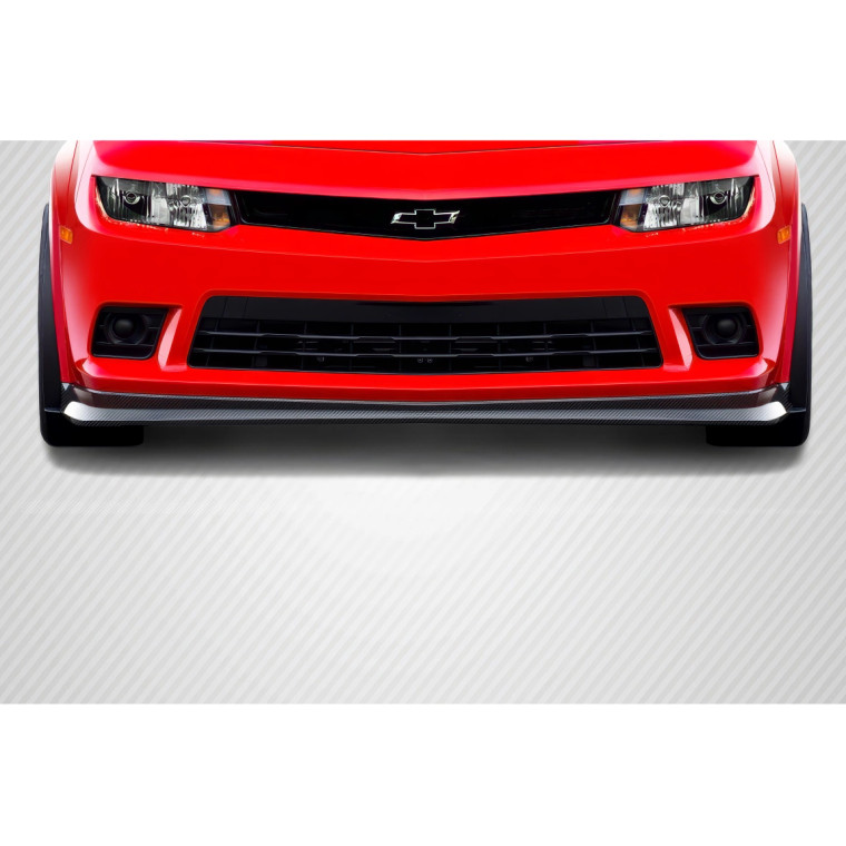 2014-2015 Chevrolet Camaro Carbon Creations Z28 Look Front Lip Under Air Dam Spoiler - 1 Piece - image 1
