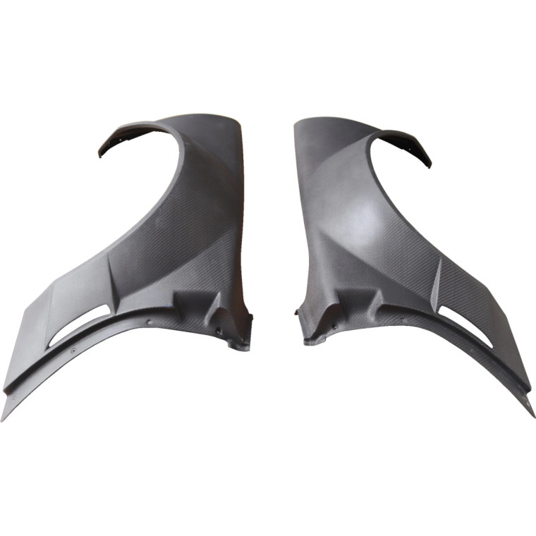 ModeloDrive Carbon Fiber GT3-XL Wide Body Fenders (rear) 2pc > Chevrolet Corvette (C6) 2005-2013 - image 1