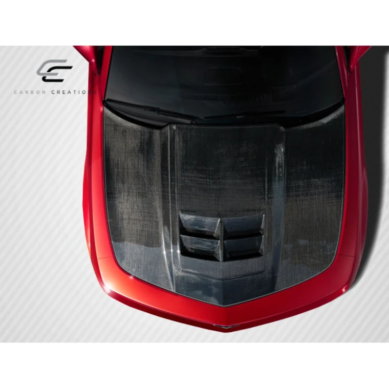 2010-2015 Chevrolet Camaro ZL1 Look Hood - 1 Piece - image 2