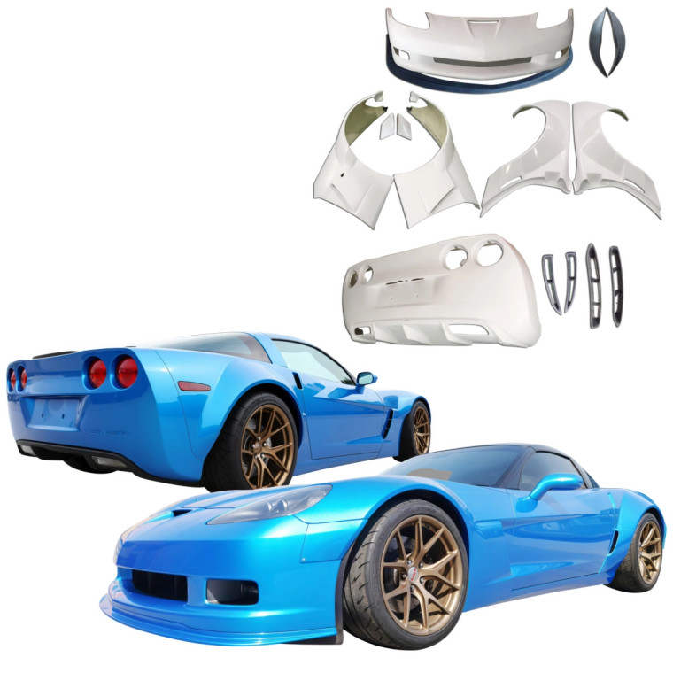 ModeloDrive FRP GT3-XL Wide Body Kit > Chevrolet Corvette (C6) 2005-2013 - image 1