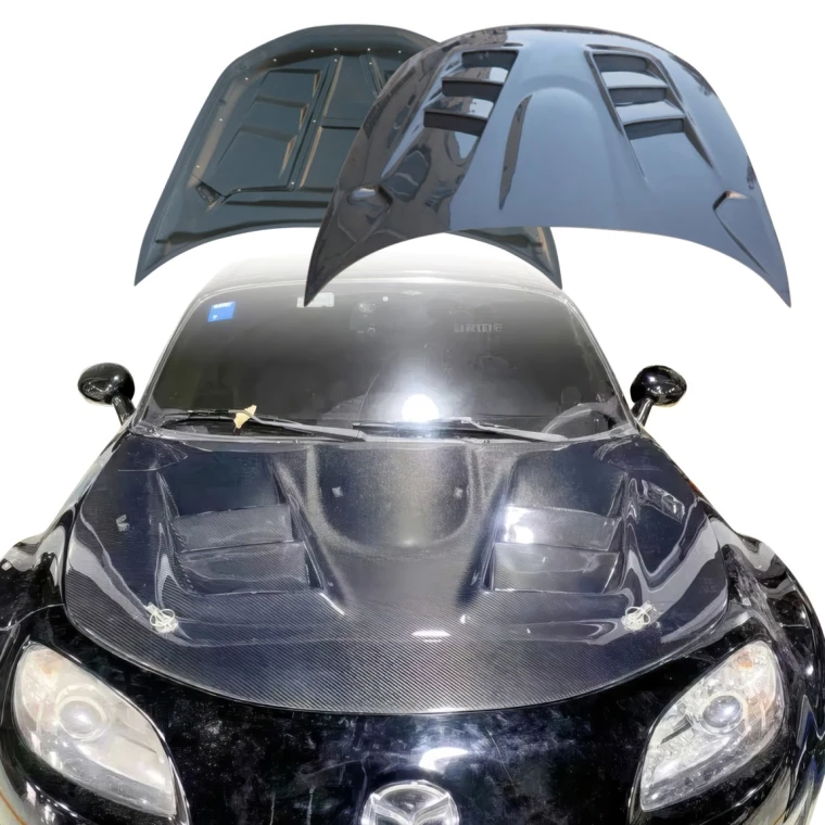 Carbon Fiber RAME A9 Hood > Mazda Miata (NC) 2006-2015 - image 1