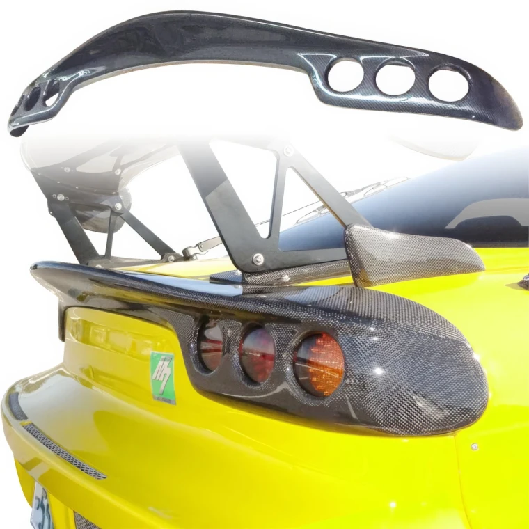 Carbon Fiber RAME 6-Hole Duckbill Spoiler Wing > Mazda RX-7 (FD3S) 1993-1997 - image 1