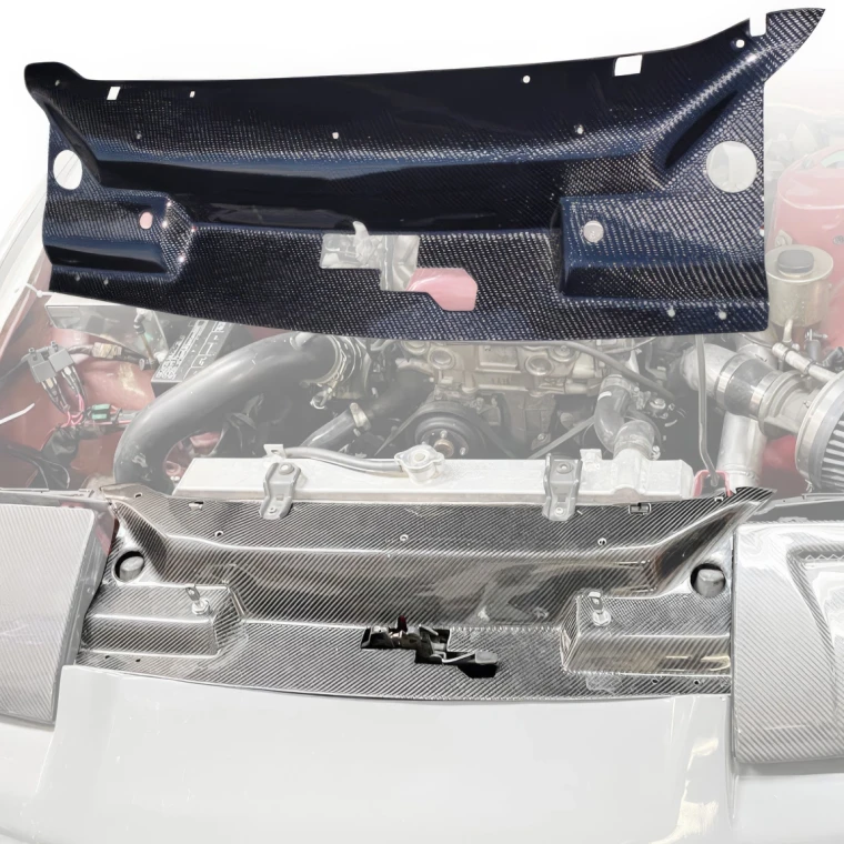 Carbon Fiber GDEF Radiator Cooling Panel > Nissan 240SX 1989-1994 > 2/3dr - image 1
