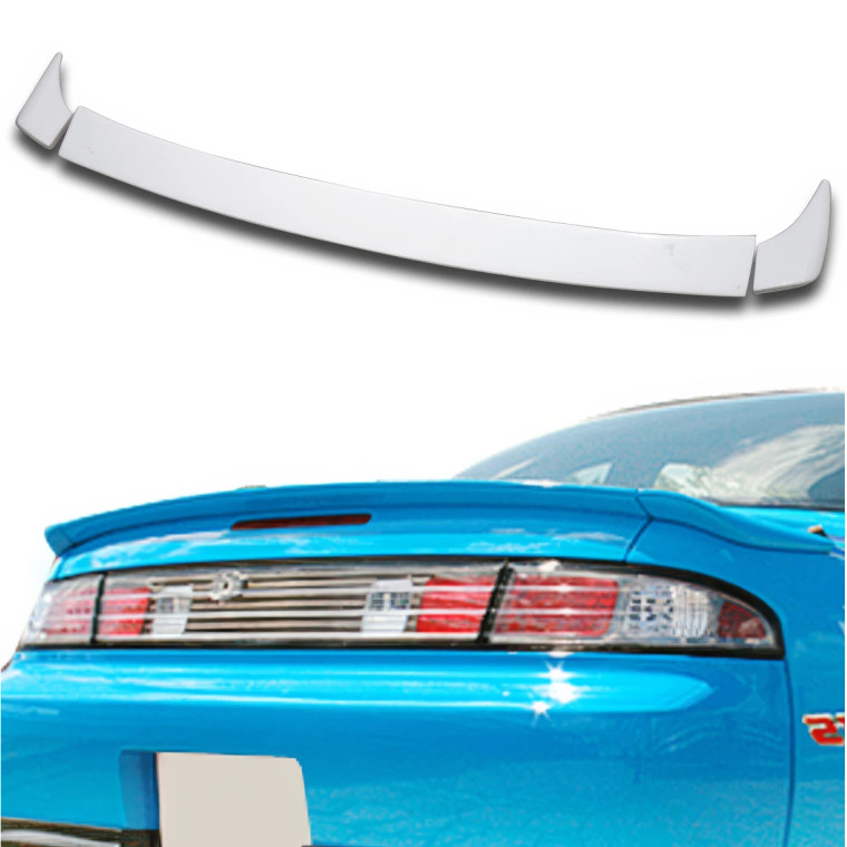 ModeloDrive FRP GSPO Trunk Spoiler Wing 3pc > Nissan 240SX (S14) 1995-1998 - image 1