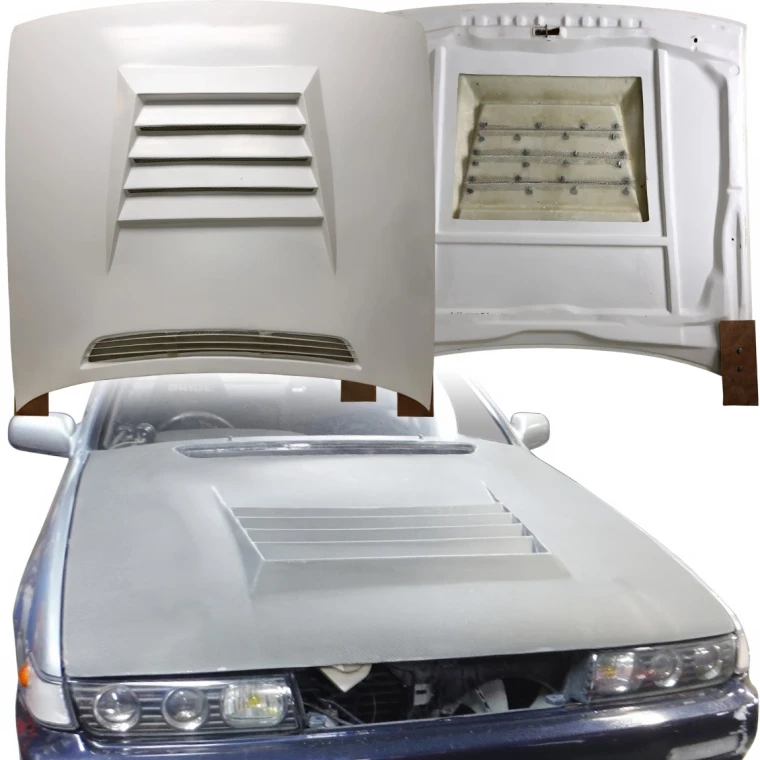 FRP DMA D1 Hood > Nissan Cefiro (A31) 1988-1993 - image 1
