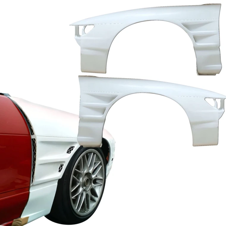 FRP DMA D1 40mm Wide Body Fenders (front) > Nissan Silvia (S13) 1989-1994 - image 1