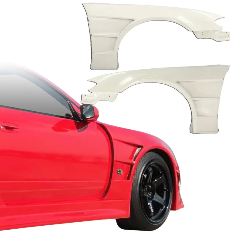 FRP VERT EDG Wide Body 50mm Fenders (front) > Nissan Silvia (S15) 1999-2002 - image 1