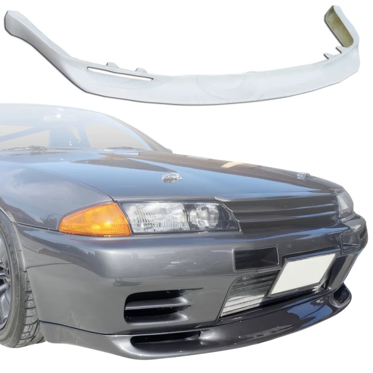 FRP JU Front Lip Valance > Nissan Skyline (R32) 1990-1994 - image 1