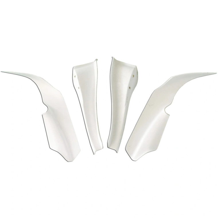 FRP BORD Front Bumper Canards 4pc > Nissan Skyline (R33) GTR 1995-1998 - image 1
