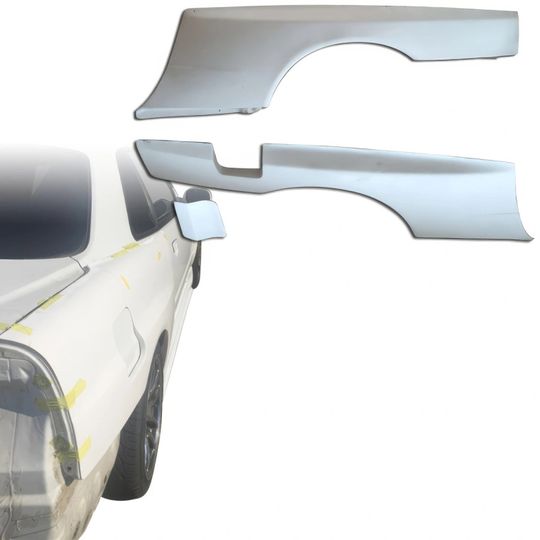 FRP GTR Style Wide Body 50mm Fenders (rear) 3pc > Nissan Skyline (R34) GTS 1999-2004 > 2dr Coupe - image 1