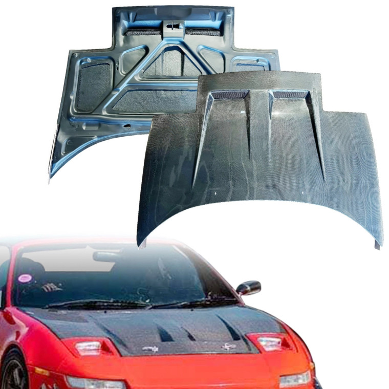 ModeloDrive Carbon Fiber BORD Hood (front) > Toyota MR2 (SW20) 1991-1995 - image 1