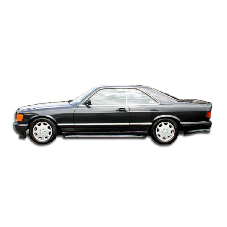 1981-1991 Mercedes S Class W126 2DR Duraflex AMG Look Side Skirts Rocker Panels - 4 Piece - image 1