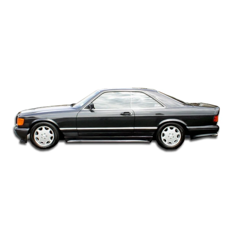 1981-1991 Mercedes S Class W126 2DR AMG Look Side Skirts Rocker Panels - 4 Piece - image 1