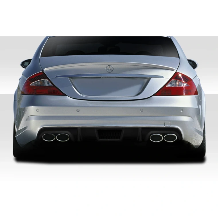 2006-2011 Mercedes CLS Class C219 W219 L Sport Rear Diffuser - 1 Piece ( For AMG Bumper only) - image 1