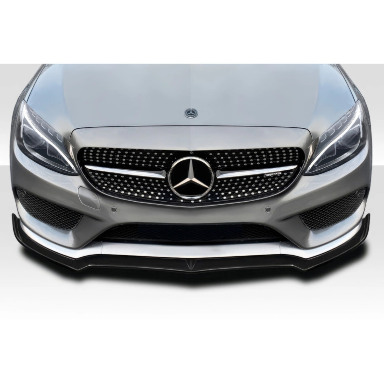 2015-2021 Mercedes C Class W205 Fortune Front Lip - 1 Piece ( For AMG Bumper only) (S) - image 1