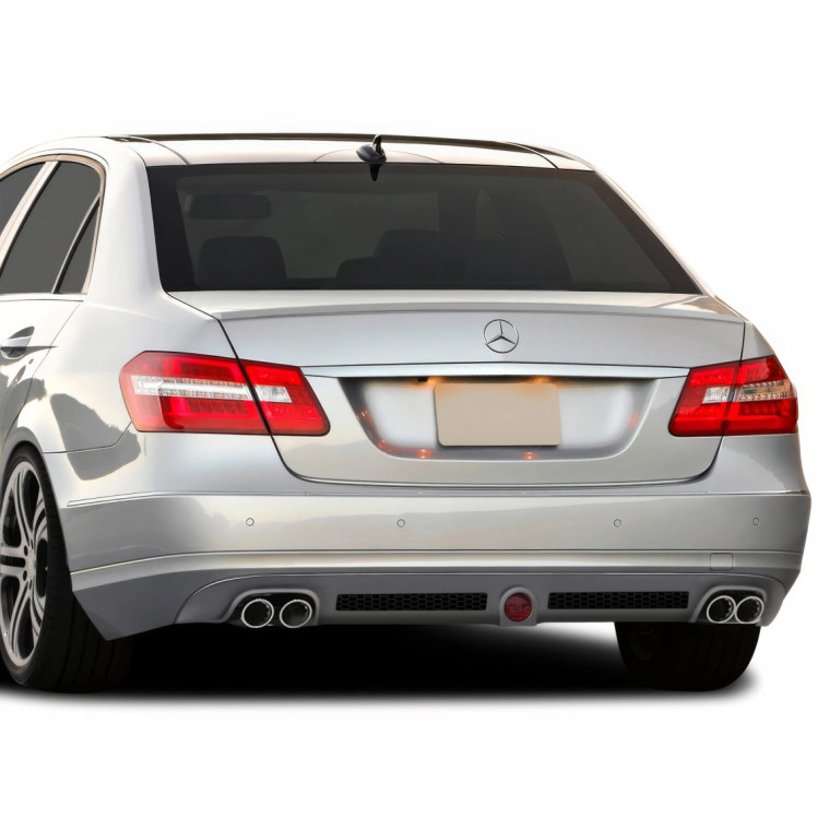 2010-2013 Mercedes E Class W212 Urethane AF-1 Rear Add-On Spoiler (base model) ( PUR-RIM ) - 1 Piece (S) - image 1