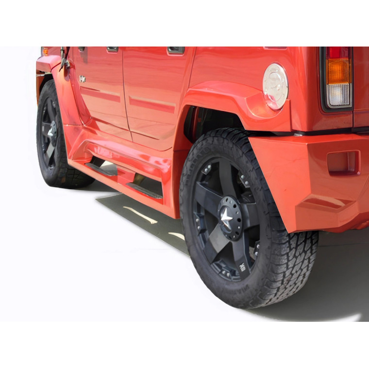 2003-2009 Hummer H2 Couture Polyurethane Vortex Wide Body Rear Fender Flares - 2 Piece (S) - image 1