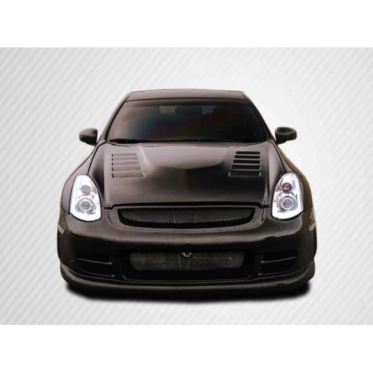 2003-2007 Infiniti G Coupe TS-1 Carbon Fiber Front Bumper - image 1
