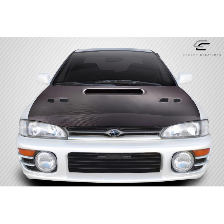 1993-2001 Subaru Impreza STI Look Hood - 1 Piece - image 1