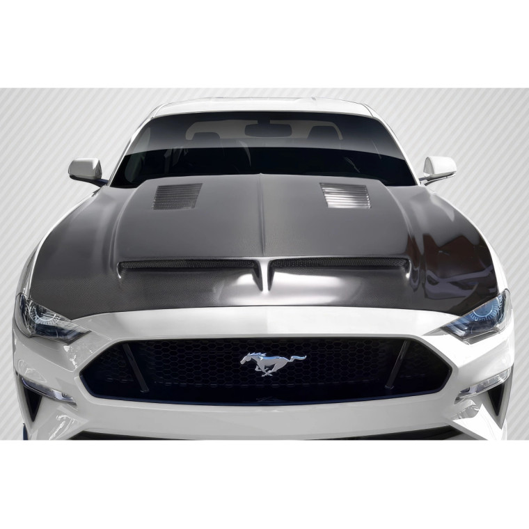2018-2023 Ford Mustang Carbon Creations GT500 Hood - 1 Piece - image 1
