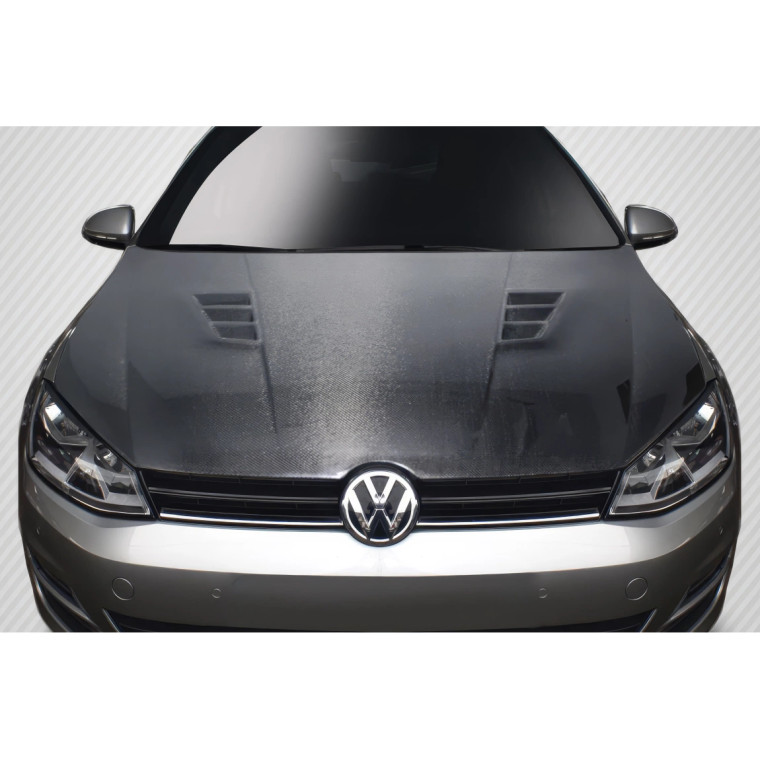 2010-2014 Volkswagen Golf GTI / Jetta Sportwagen Carbon Creations DriTech Regulator Hood - 1 Piece - image 1