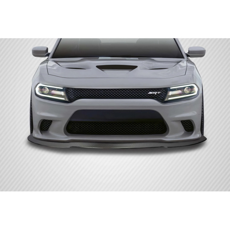 2015-2023 Dodge Charger SRT / Hellcat Carbon Creations DriTech Sonic Front Spliiter - 1 Piece - image 1