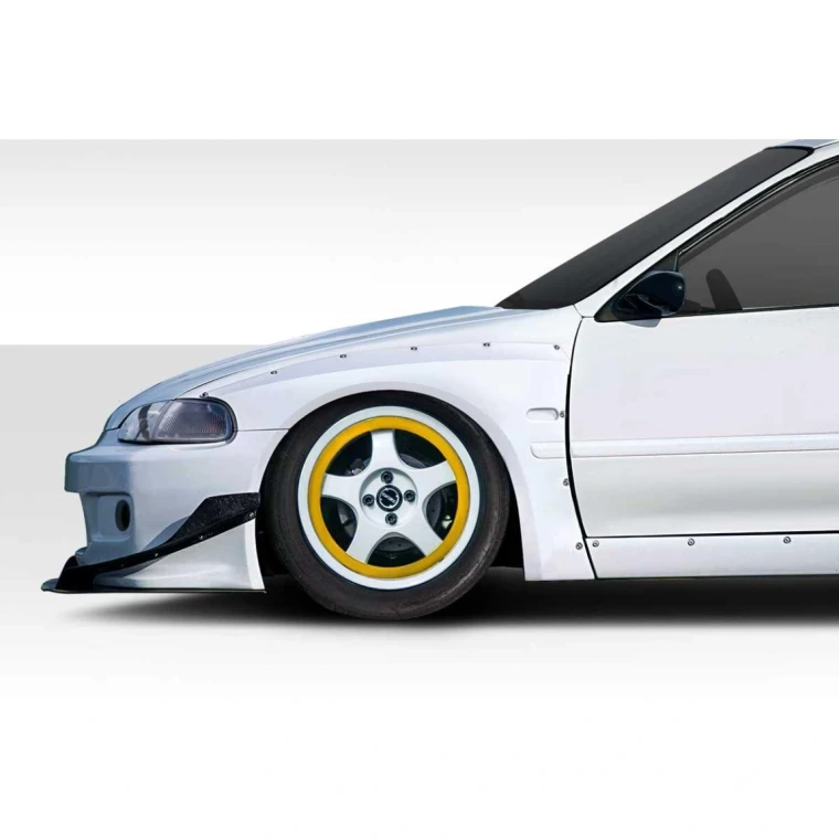 1992-1995 Honda Civic 2dr / HB TKO RBS Wide Body Front Fenders - 2 Piece - image 1