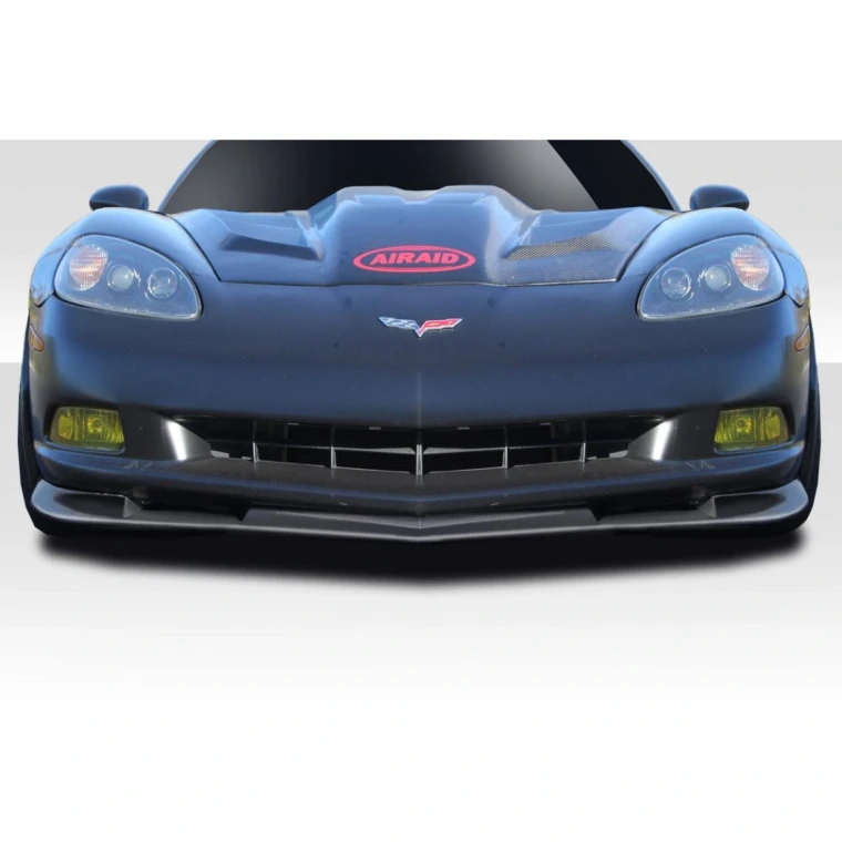 2005-2013 Chevrolet Corvette C6 ZR Front Lip Splitter - 3 Piece ( Base Model) - image 1