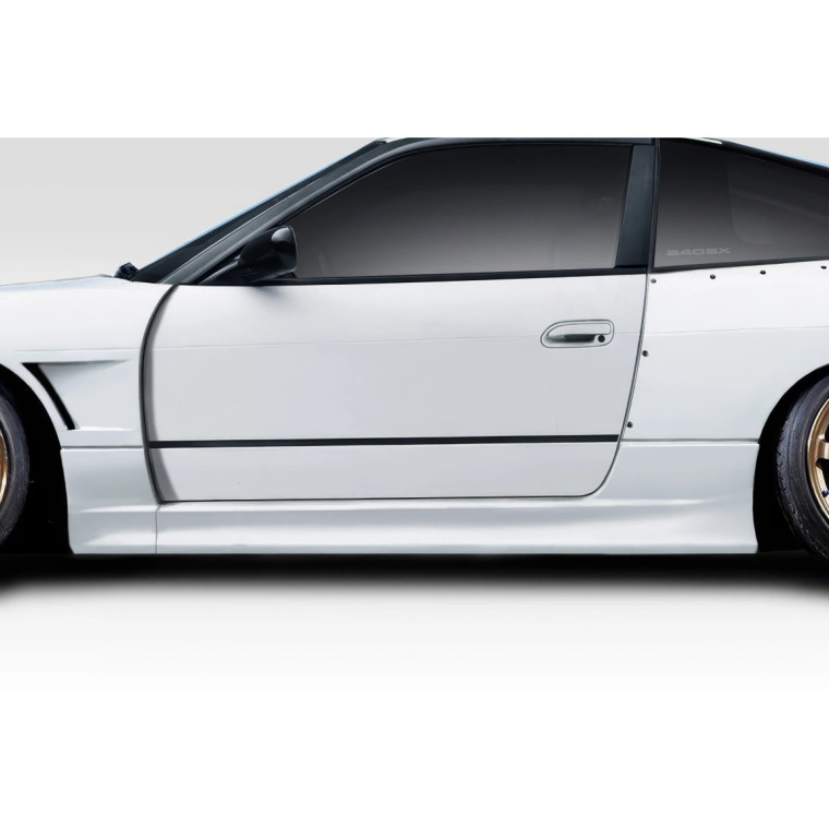 1989-1994 Nissan 240SX S13 V Speed Wide Body Side Skirt Rocker Panels - 2 Piece - image 1
