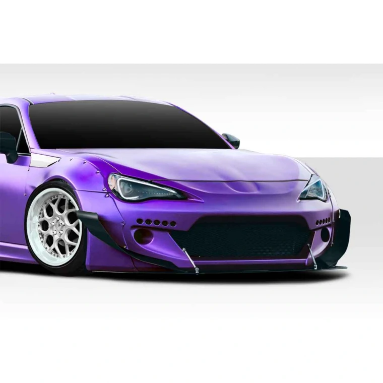 2013-2020 Scion FR-S Toyota 86 Subaru BRZ GT500 V2 Canards - 6 Piece - image 1