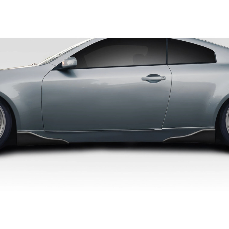2003-2007 Infiniti G Coupe G35 Vader Side Skirts Rocker Panels Add Ons Spat Extensions - 4 Piece - image 1