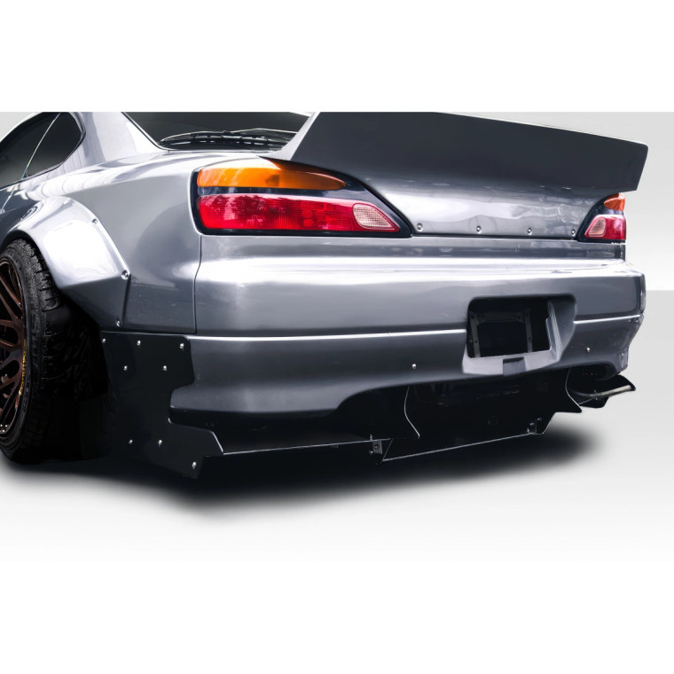 1999-2002 Nissan Silvia S15 TKO RBS Wide Body Rear Diffuser - 7 Piece - image 1
