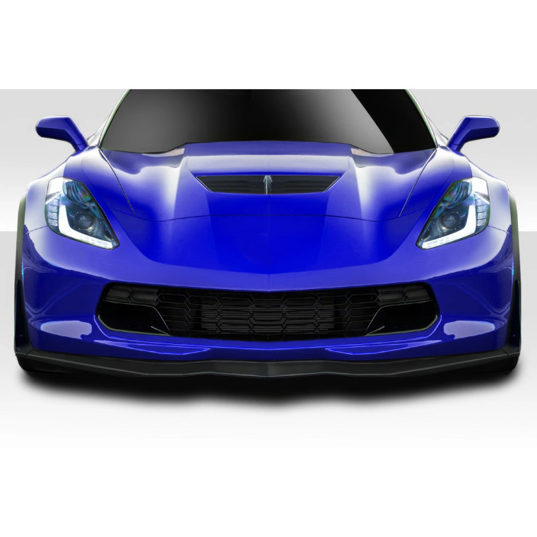 2014-2019 Chevrolet Corvette C7 GMX Front Lip Splitter - 1 Piece ( Base Model ) - image 1