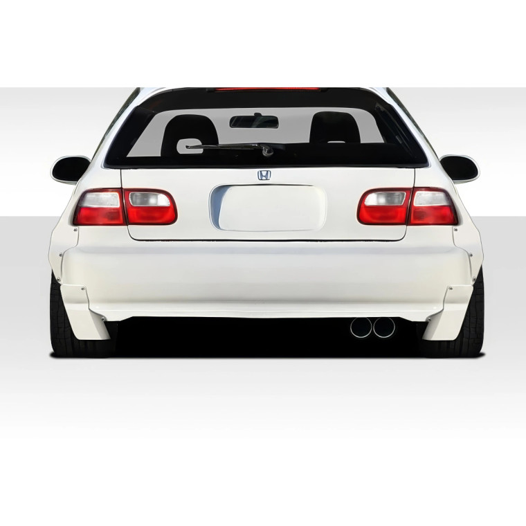 1992-1995 Honda Civic HB TKO RBS Wide Body Rear Bumper Add-Ons - 2 Piece - image 1