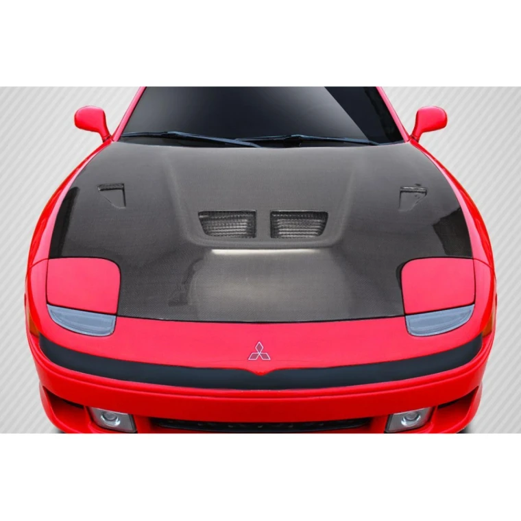 1991-1993 Mitsubishi 3000GT EVO Carbon Fiber Hood - image 1