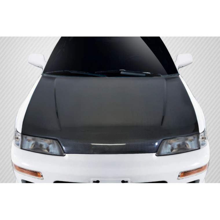 1988-1991 Honda Civic HB CR-X JDM OEM Look Hood - 1 Piece ( JDM VERSION) - image 1